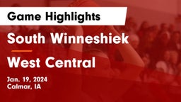 South Winneshiek  vs West Central  Game Highlights - Jan. 19, 2024