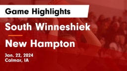 South Winneshiek  vs New Hampton  Game Highlights - Jan. 22, 2024