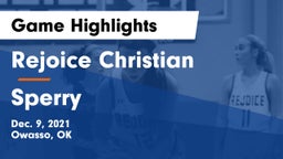 Rejoice Christian  vs Sperry  Game Highlights - Dec. 9, 2021
