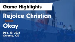Rejoice Christian  vs Okay  Game Highlights - Dec. 10, 2021