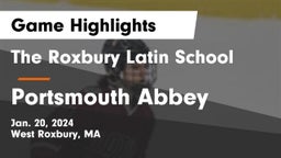 The Roxbury Latin School vs Portsmouth Abbey  Game Highlights - Jan. 20, 2024