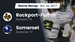 Recap: Rockport-Fulton  vs. Somerset  2017