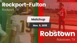 Matchup: Rockport-Fulton vs. Robstown  2018