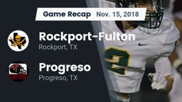 Recap: Rockport-Fulton  vs. Progreso  2018