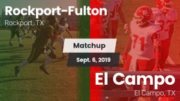 Matchup: Rockport-Fulton vs. El Campo  2019