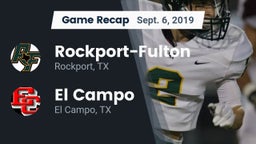 Recap: Rockport-Fulton  vs. El Campo  2019