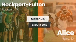 Matchup: Rockport-Fulton vs. Alice  2019