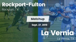 Matchup: Rockport-Fulton vs. La Vernia  2019