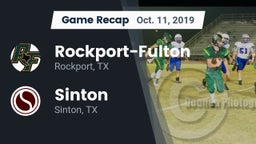 Recap: Rockport-Fulton  vs. Sinton  2019