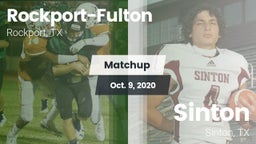 Matchup: Rockport-Fulton vs. Sinton  2020