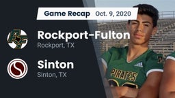 Recap: Rockport-Fulton  vs. Sinton  2020