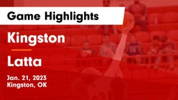 Kingston  vs Latta  Game Highlights - Jan. 21, 2023