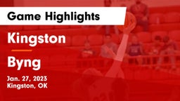 Kingston  vs Byng  Game Highlights - Jan. 27, 2023