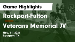 Rockport-Fulton  vs Veterans Memorial JV Game Highlights - Nov. 11, 2021