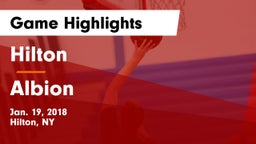 Hilton  vs Albion  Game Highlights - Jan. 19, 2018