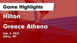 Hilton  vs Greece Athena  Game Highlights - Feb. 5, 2019