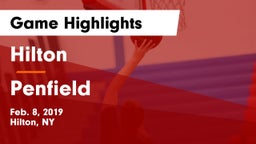 Hilton  vs Penfield  Game Highlights - Feb. 8, 2019