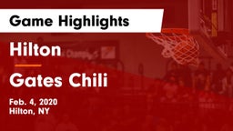 Hilton  vs Gates Chili  Game Highlights - Feb. 4, 2020