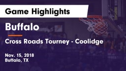 Buffalo  vs Cross Roads Tourney - Coolidge Game Highlights - Nov. 15, 2018