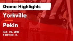 Yorkville  vs Pekin  Game Highlights - Feb. 22, 2023