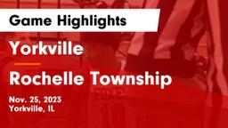 Yorkville  vs Rochelle Township  Game Highlights - Nov. 25, 2023