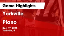 Yorkville  vs Plano  Game Highlights - Dec. 19, 2023