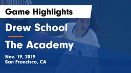 Drew School vs The Academy Game Highlights - Nov. 19, 2019