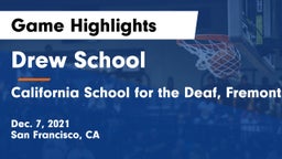 Drew School vs California School for the Deaf, Fremont Game Highlights - Dec. 7, 2021