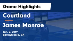 Courtland  vs James Monroe  Game Highlights - Jan. 2, 2019