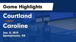 Courtland  vs Caroline  Game Highlights - Jan. 8, 2019