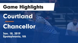 Courtland  vs Chancellor  Game Highlights - Jan. 18, 2019