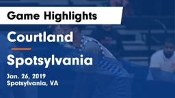 Courtland  vs Spotsylvania  Game Highlights - Jan. 26, 2019