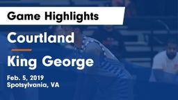 Courtland  vs King George  Game Highlights - Feb. 5, 2019