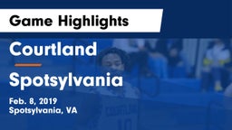 Courtland  vs Spotsylvania  Game Highlights - Feb. 8, 2019