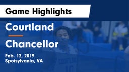 Courtland  vs Chancellor  Game Highlights - Feb. 12, 2019