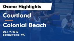 Courtland  vs Colonial Beach  Game Highlights - Dec. 9, 2019