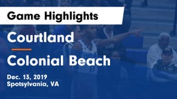 Courtland  vs Colonial Beach  Game Highlights - Dec. 13, 2019