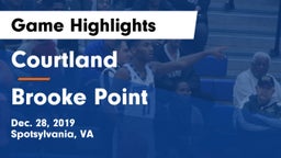 Courtland  vs Brooke Point  Game Highlights - Dec. 28, 2019