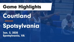 Courtland  vs Spotsylvania  Game Highlights - Jan. 3, 2020