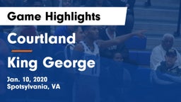 Courtland  vs King George  Game Highlights - Jan. 10, 2020