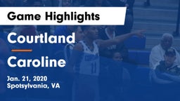 Courtland  vs Caroline  Game Highlights - Jan. 21, 2020