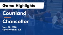 Courtland  vs Chancellor  Game Highlights - Jan. 24, 2020