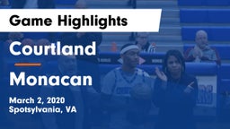 Courtland  vs Monacan  Game Highlights - March 2, 2020