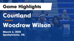 Courtland  vs Woodrow Wilson Game Highlights - March 6, 2020