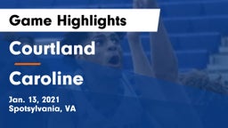 Courtland  vs Caroline  Game Highlights - Jan. 13, 2021