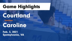 Courtland  vs Caroline  Game Highlights - Feb. 3, 2021