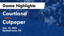 Courtland  vs Culpeper  Game Highlights - Jan. 10, 2023