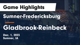 Sumner-Fredericksburg  vs Gladbrook-Reinbeck  Game Highlights - Dec. 1, 2023