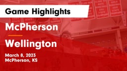 McPherson  vs Wellington  Game Highlights - March 8, 2023