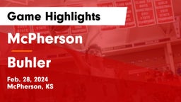 McPherson  vs Buhler  Game Highlights - Feb. 28, 2024